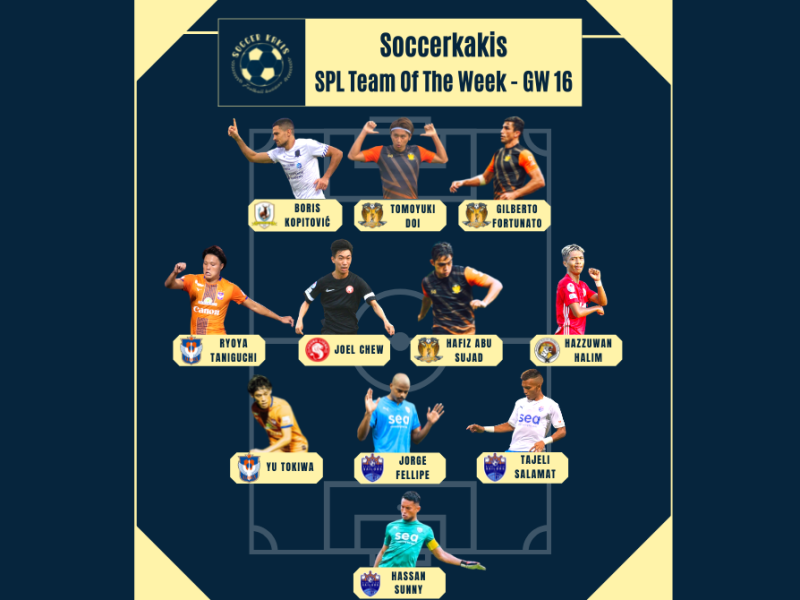 Our Singapore Premier League Team Of The Week #16