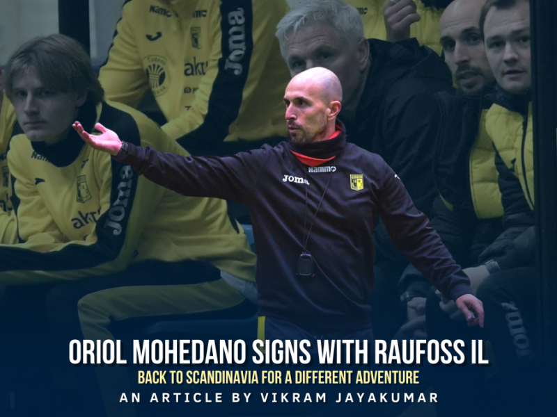 Back to Scandinavia For A Different Adventure: Oriol Mohedano Signs With Raufoss IL